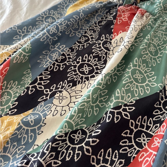 100% Silk bcbgmaxazria patchwork dress - Picture 7 of 12